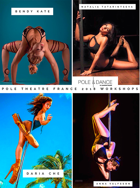 Stages pole dance Paris Pole Theatre France 2018